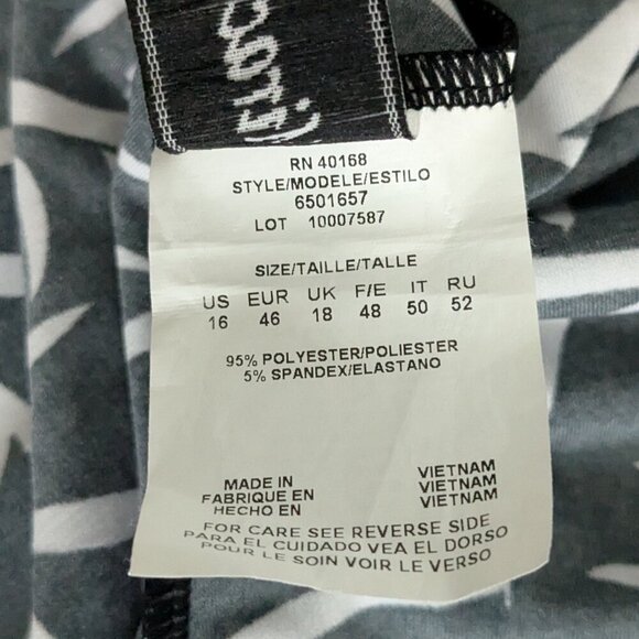 Miraclesuit Tankini Top Women's 16 Underwire Swim Top Hard to be Leaf Malibu - Picture 9 of 11